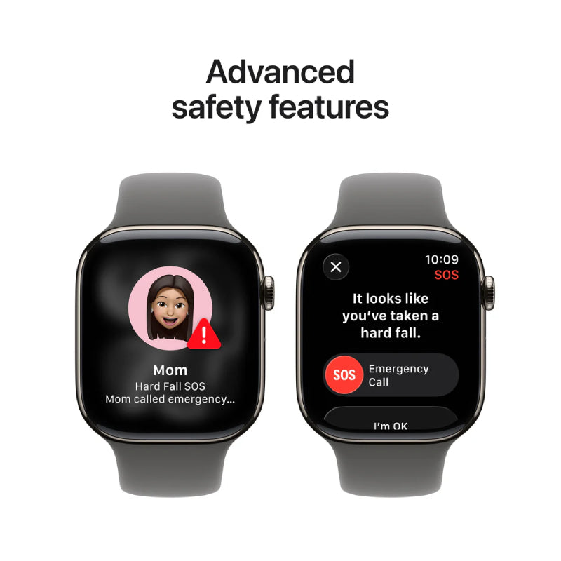 Apple Watch Series 11 - LTPO OLED / 64GB / 42mm / Bluetooth / Wi-Fi + Cellular / Small/Medium / Natural Titanium Case