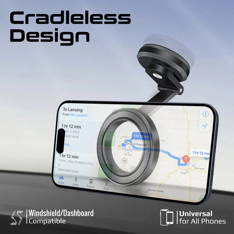 PROMATE MagGrip 360° Cradleless Foldable Magnetic Ring Smartphone Holder