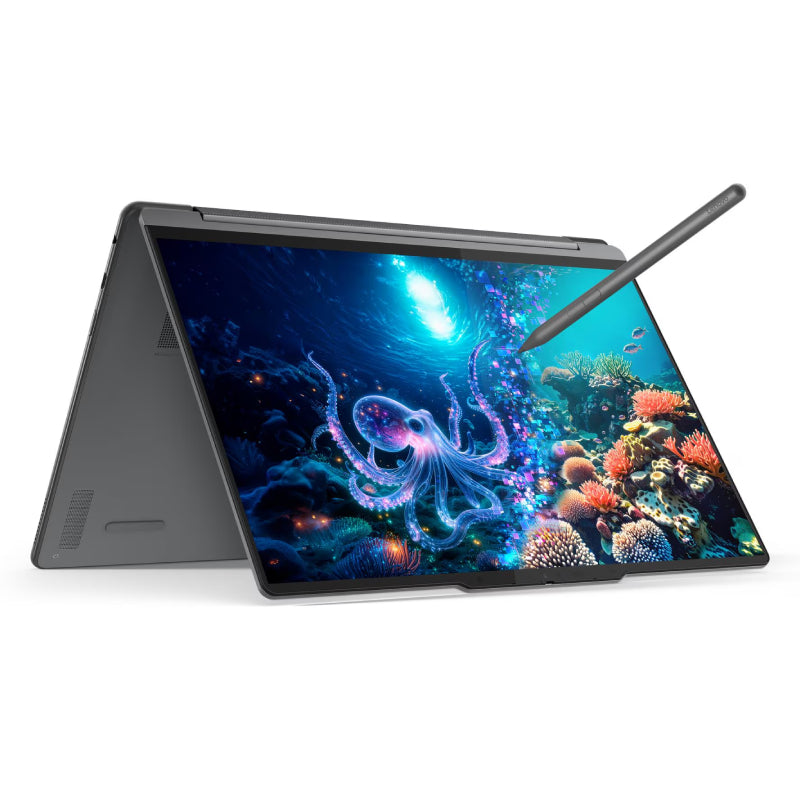 Lenovo Yoga 9 2-in-1 Gen 10 Copilot+ PC - 14" 2.8K WQXGA+ (2880x1800) OLED Multi-Touch / Ultra 7 258V / 32GB / 1TB (NVMe M.2 SSD) / Intel AI Boost, Up to 47 TOPS / Win 11 Home / Lenovo Yoga Pen / Arb/Eng / 2YW / Luna Grey - Laptop