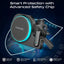 PROMATE 2-in-1 MagSafe Wireless Car Charger with Built-in Wireless Mono ENC Earphone - 15W