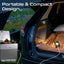 PROMATE Multi-Port DC to AC Power Inverter with 200W AC Socket