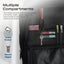 PROMATE Large Capacity Trolley Bag - 15.6” Screen Laptop / Black