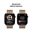 Apple Watch Series 11 - LTPO OLED / 64GB / 46mm / Bluetooth / Wi-Fi + Cellular / Small/Medium / Gold Titanium Case with