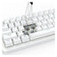 Redragon K730W RGB Pro Draconic V2 White 60% Gasket Wireless Mechanical Keyboard - Bluetooth / Wired / 2500mAh / White