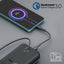 PROMATE PowerPod-30 Compact Power Bank with Built-In USB-C & Lightning Cable - 30000mAh / 35W / Black