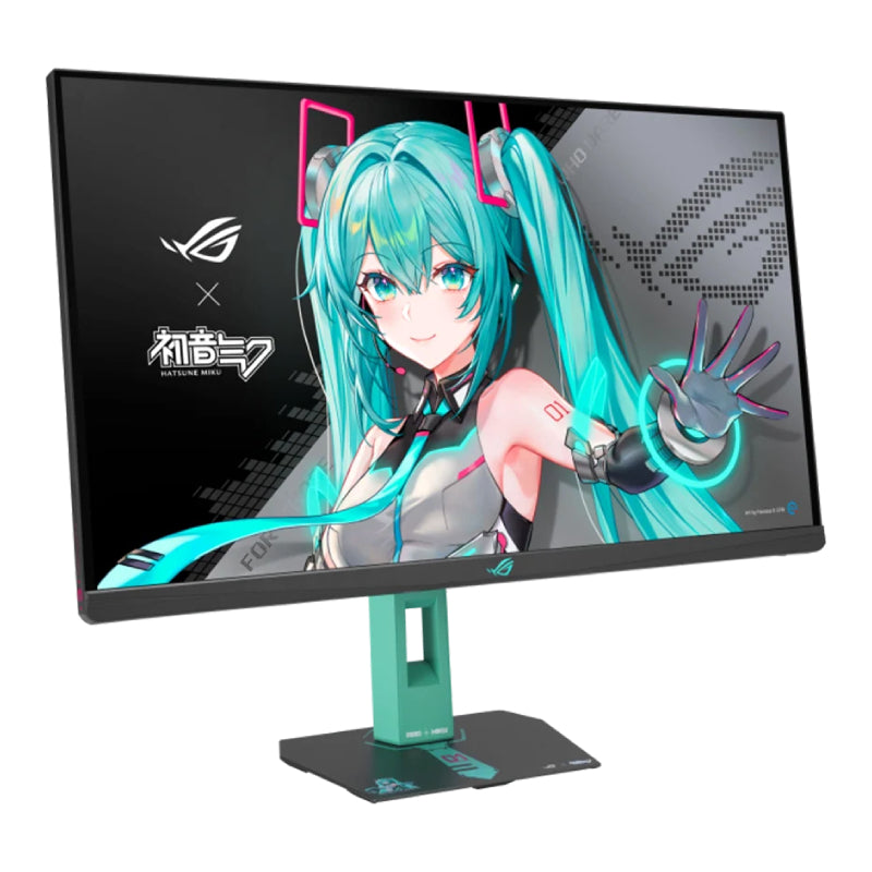 ASUS ROG STRIX XG27ACMEG-G - 27" QHD / 0.3ms / Up to 260Hz / HDMI 2.1 / DisplayPort 1.4 - Hatsune Miku Edition Gaming Monitor