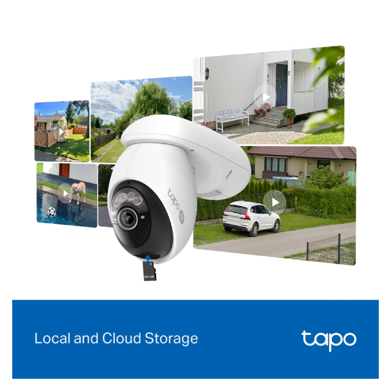 TP-Link Tapo C660 KIT Solar-Powered Pan/Tilt Security Camera Kit - 4K 8MP / Up to 15fps / Two-Way / AI Detection / Night Vision