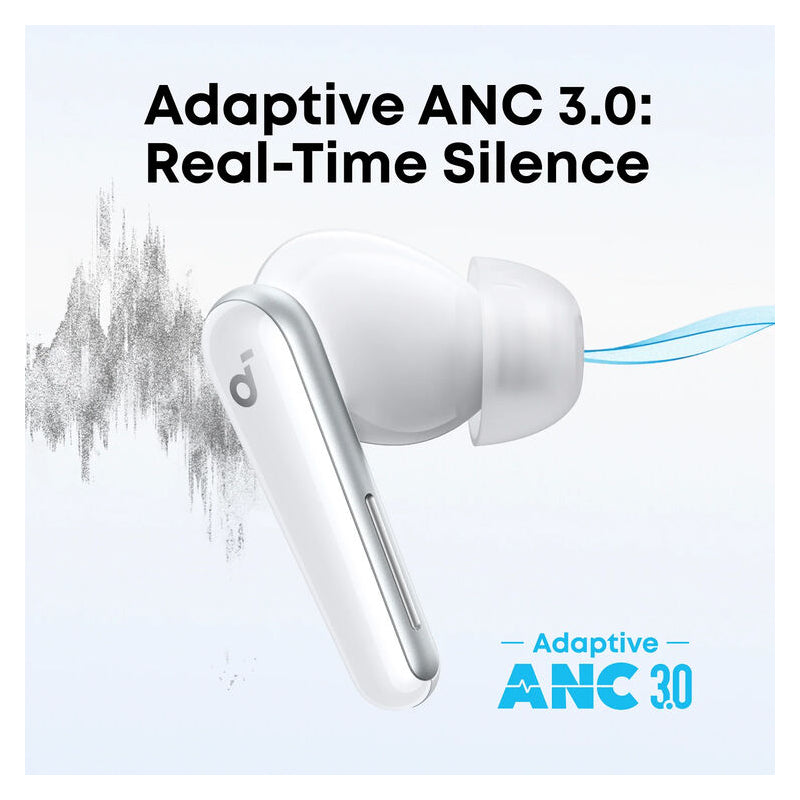Anker Soundcore Liberty 5 Noise-Canceling Earbuds - In-Ear / Bluetooth 5.4 / White