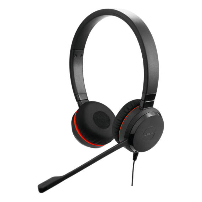 Jabra Evolve 20SE MS Stereo Headphone - Wired / USB-C/A / Black
