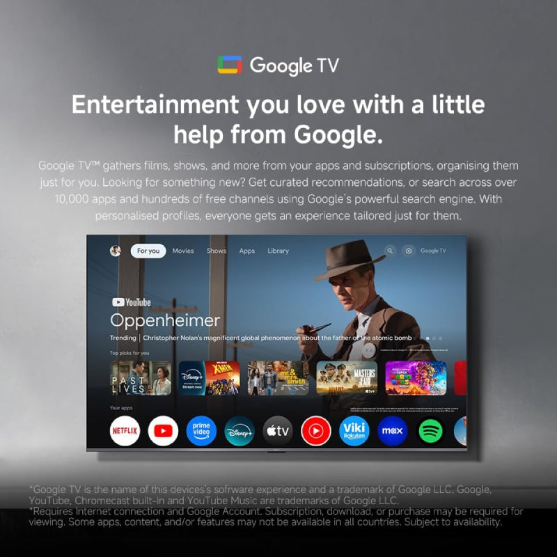 Xiaomi TV A Pro 55 2026 (ELA5984GL) - 55" QLED / Up to 60Hz / HDMI/USB2.0/Ethernet - Smart TV
