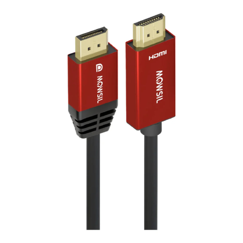 Mowsil DisplayPort to HDMI Cable - 4K / 2 Meter