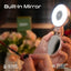 PROMATE 360° Rotatable Ultra-Slim MagSafe Rechargeable LED Ring Light - Rose Gold