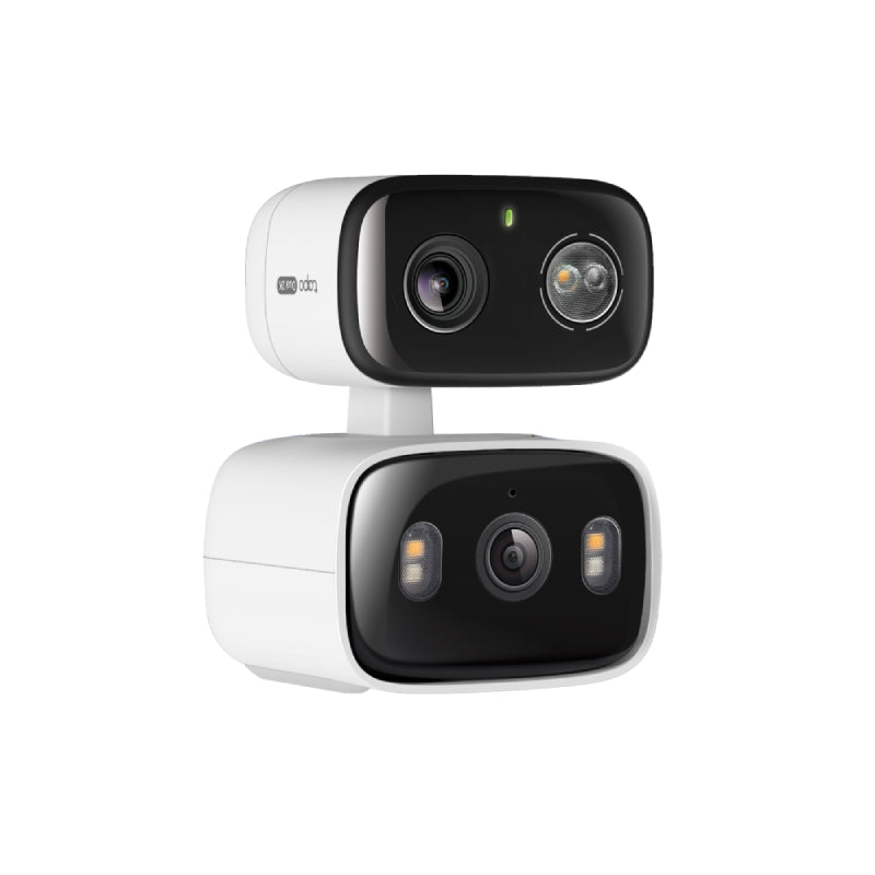 TP-Link (Tapo C246D) Indoor/Outdoor Dual Lens Pan/Tilt Security Camera - H.264 / 2304 × 1296 / 2.4 GHz - White