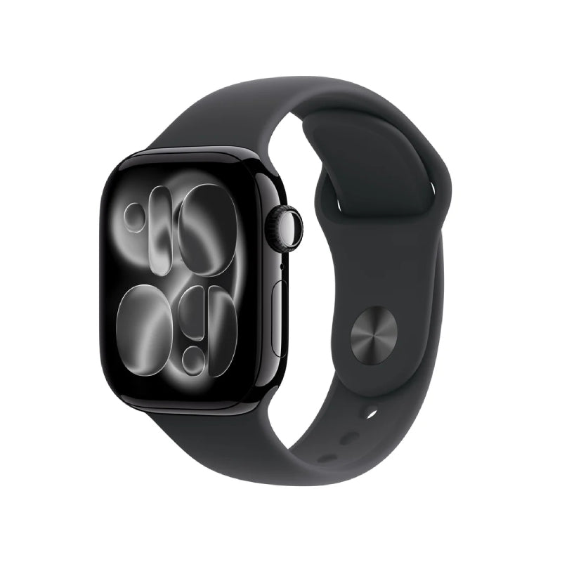 Apple Watch Series 11 - LTPO OLED / 64GB / 42mm / Bluetooth / Wi-Fi / Small/Medium / Jet Black Aluminum Case With Black