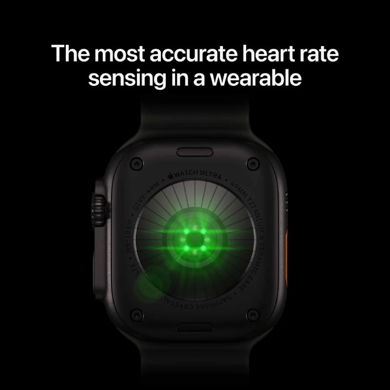 Apple Watch Ultra 4 - LTPO OLED / 64GB / 49mm / Bluetooth / Wi-Fi / Cellular / Medium/Large / Black Titanium Case with Burgundy Trail Loop