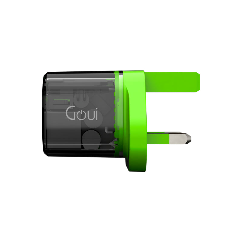 GOUI Mini30 PD Ultra Wall Charger - 30W / USB-A/USB-C / Transparent