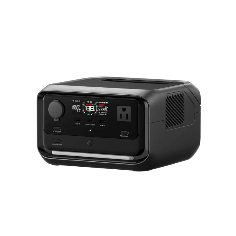 EcoFlow River 3 Plus Power Station 600W 286Wh Solar Battery + EcoFlow River 3 plus Smart Extra Battery EB300