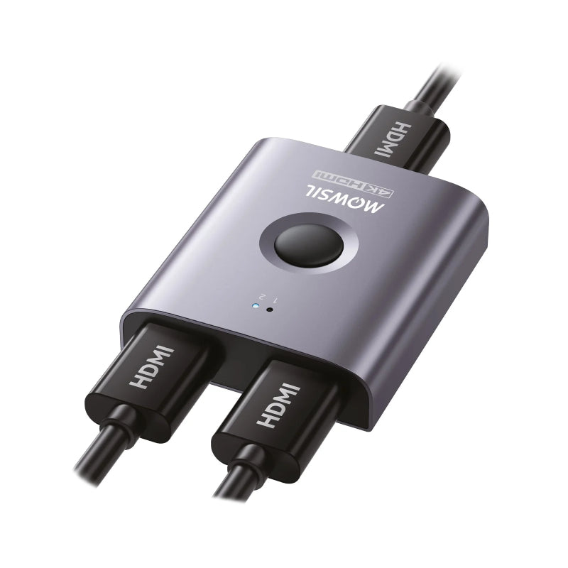 Mowsil HDMI 2-In-1 Switch - 4K@60Hz