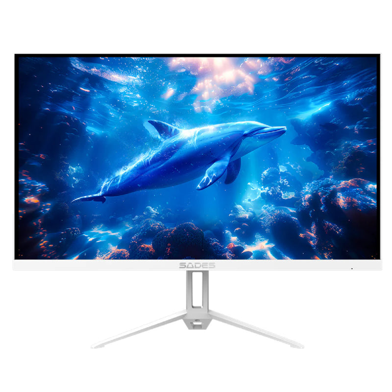 SADES RT-Dolphin Gaming Monitor - 27" FHD / 1ms / 240Hz / HDMI 2.1 / DisplayPort 1.4 / White