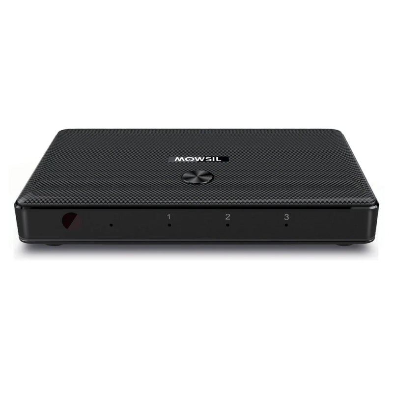 Mowsil 3-Port HDMI Switch - 4K / 18Gbps / Black