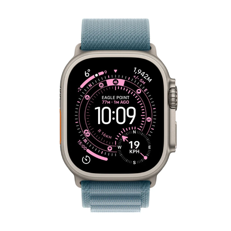 Apple Watch Ultra 3 - LTPO OLED / 64GB / 49mm / Bluetooth / Wi-Fi / Cellular / Medium / Natural Titanium Case with
