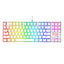 Redragon K552W-RGB 60% Mechanical Gaming Keyboard - Wired / 87 Keys / White