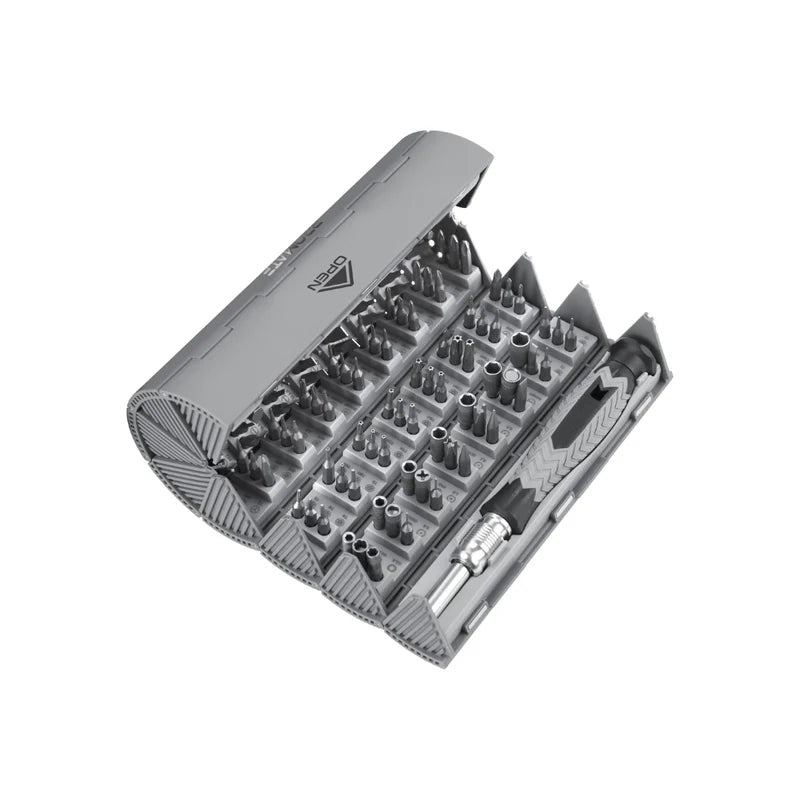 PROMATE 126 Piece Cylindrical Magnetic Screwdriver Kit