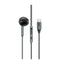 PROMATE Laxi-M High Fidelity USB-C ENC Mono Wired Earphone - Wired / USB-C / Black