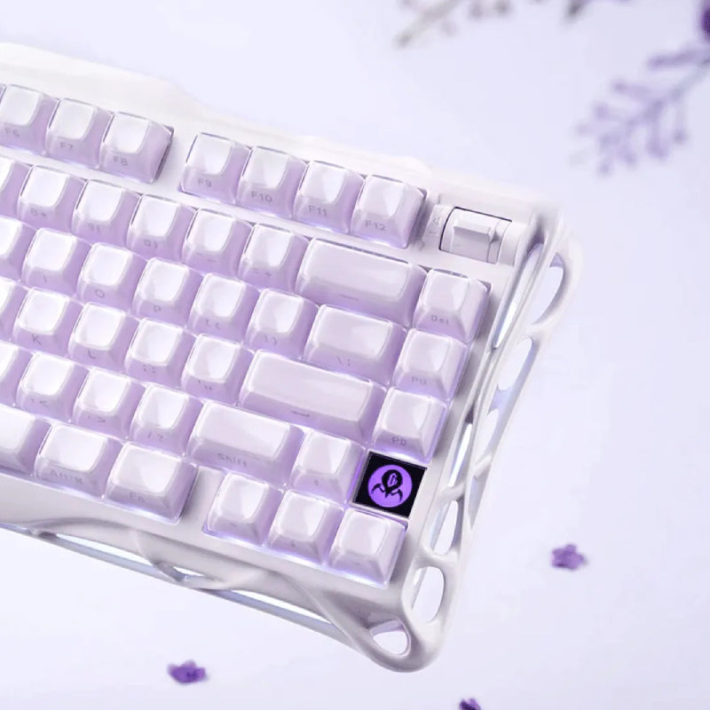 GravaStar Mercury K1 75% Wireless Mechanical Gaming Keyboard Special Edition - Lavender Purple