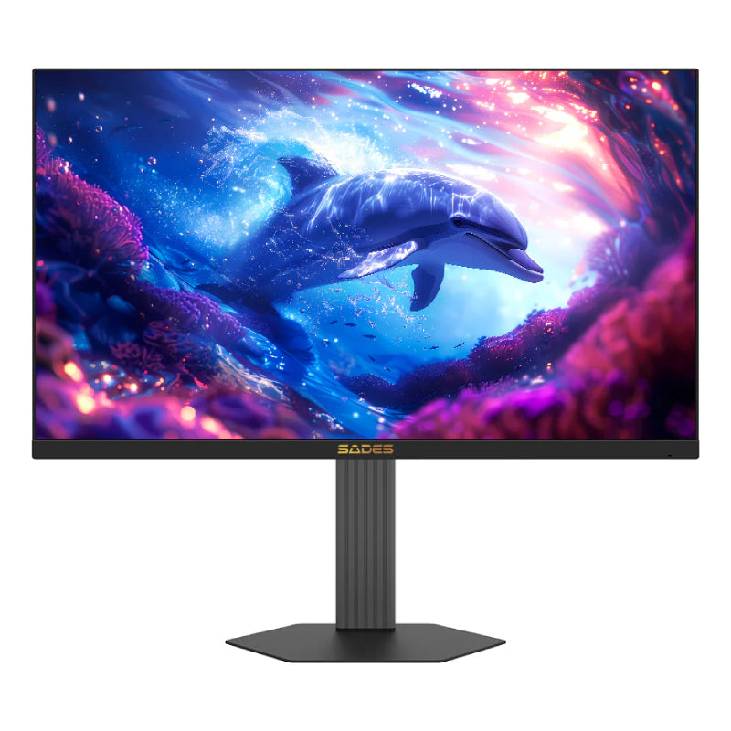 SADES BN-Dolphin Mini Gaming Monitor - 24.5 2K QHD / 0.5ms / 320Hz / HDMI 2.1 / DisplayPort 1.4 / Black