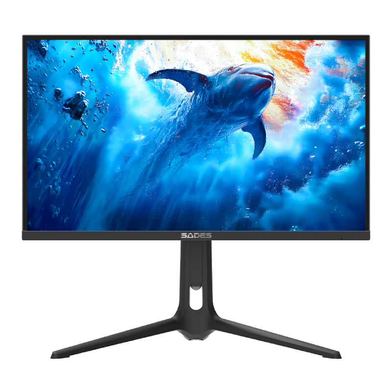 SADES RS-Dolphin Gaming Monitor - 27" UHD / 0.5ms / HDMI 2.1 / DisplayPort 1.4 / USB-A / USB-C / Black