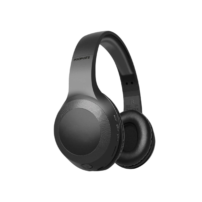 PROMATE LaBoca Deep Bass Over-Ear Wireless Headphones - Bluetooth / 200mAh / Black