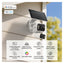 TP-Link Tapo C645D KIT Solar-Powered Dual-Lens Pan/Tilt Security Camera Kit - 2K 3MP / Up to 15fps / Two-Way / AI Detection / Night Vision