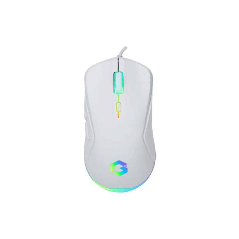 GAMEON GO-CYPHERW-XL-W All-In-One Gaming Bundle (Keyboard, Headset, Mouse & Mousepad) - White