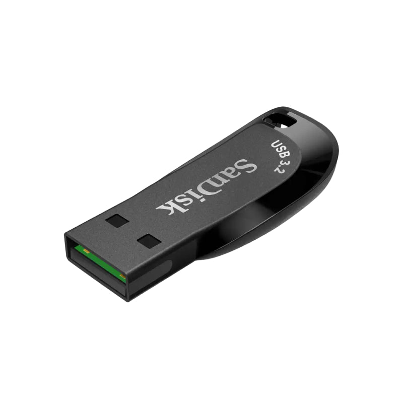 SanDisk Ultra Shift Flash Drive - 128GB / Up to 100MB/s / USB 3.2 Gen 1 / Black