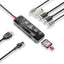 PROMATE 9-in-1 Transparent USB-C Hub - USB-C / HDMI / USB 3.0
