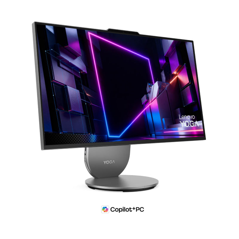 Lenovo Yoga 11 AIO Copilot+ PC - Ultra 7 356H / 32GB / 1TB (NVMe M.2 SSD) / 27" QHD (2560x1440) IPS / DOS (Without OS) / Arabic/English / 1YW / Luna Grey - Desktop