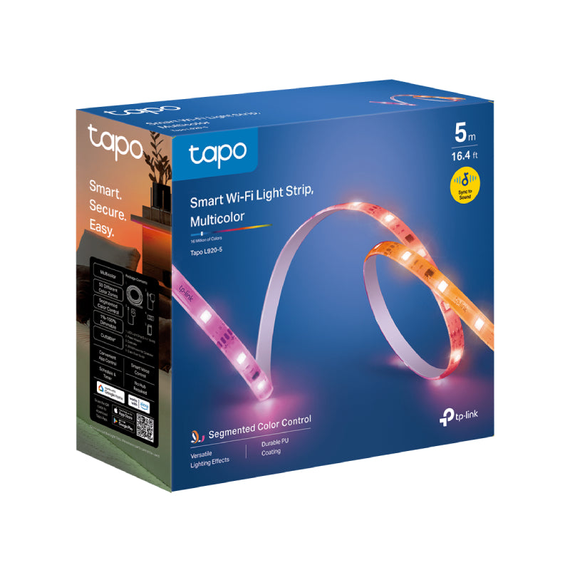 TP-Link (Tapo L920-5) Smart Wi-Fi Light Strip Multicolor - Wi-Fi / Multi Color