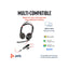 HP Poly Blackwire 5220 Stereo USB-C Headset - On-Ear / 3.5mm / USB-C/A Adapter / 2YW
