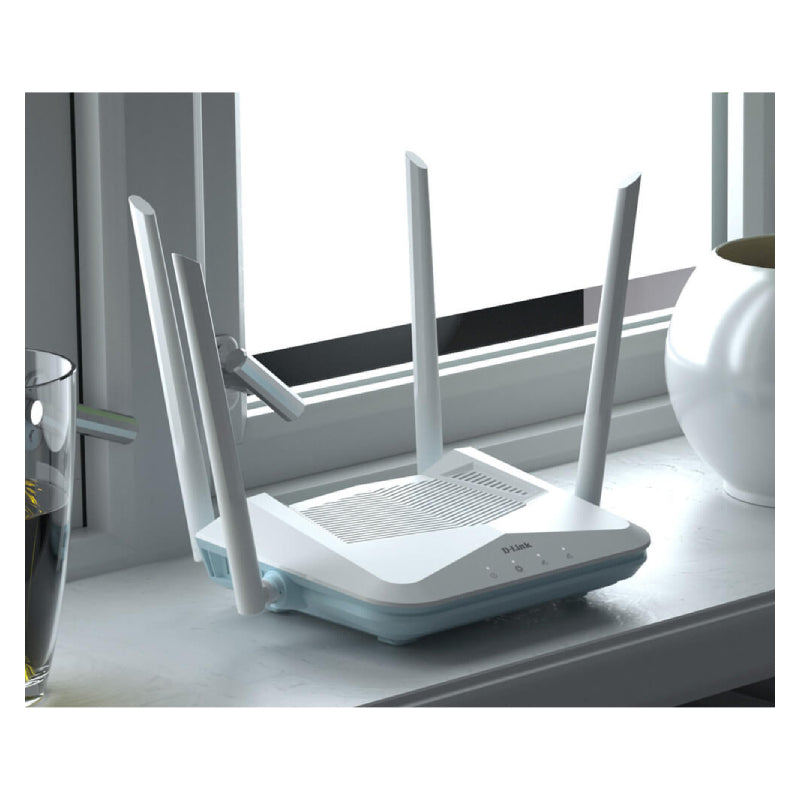 D-Link AX1500 Smart Router - (5GHz) Up to 1201Mbps / Gigabit Ethernet WAN / Gigabit Ethernet LAN