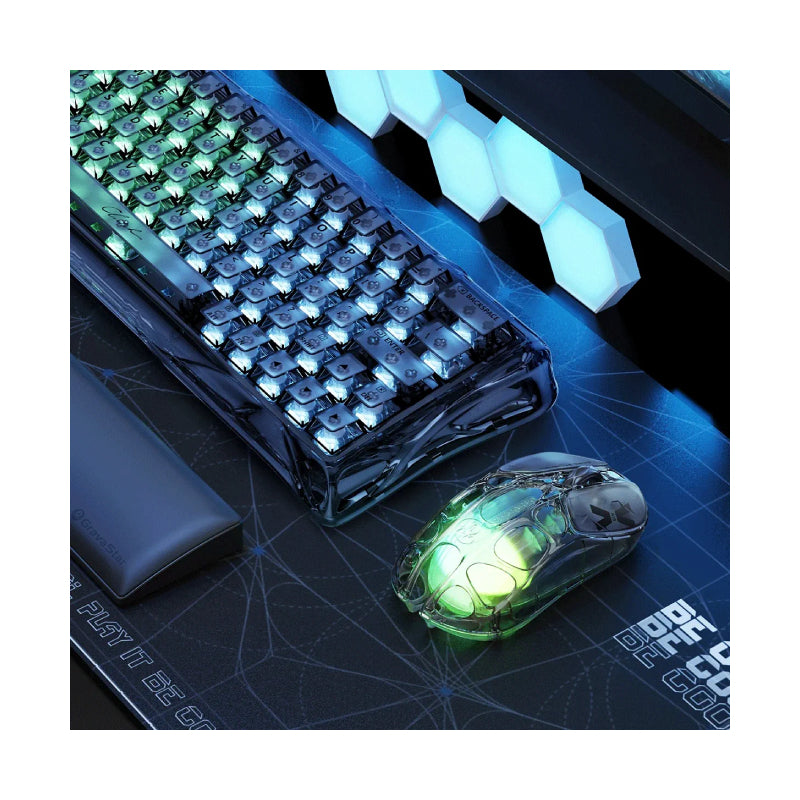 GravaStar Mercury X AIR Wireless Gaming Mouse With 8K Dongle - Onyx Crystal