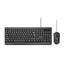 PROMATE Quiet Keys Wired Keyboard and Mouse - 1200 DPI