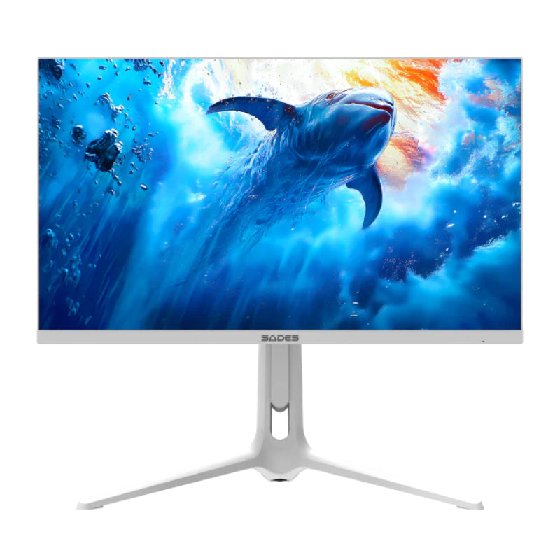 SADES RS-Dolphin SA-F01U27 Gaming Monitor - 27" Dual mode UHD (4K) / 0.5ms / 320Hz / HDMI 2.1 / DisplayPort 1.4 / White