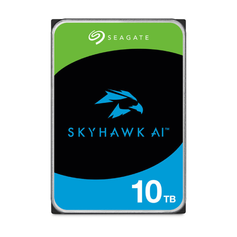 Seagate SkyHawk AI Surveillance Hard Drive - 10TB / 7200rpm / 3.5-inch /  SATA-III / 245MB/s / Internal Hard Drive
