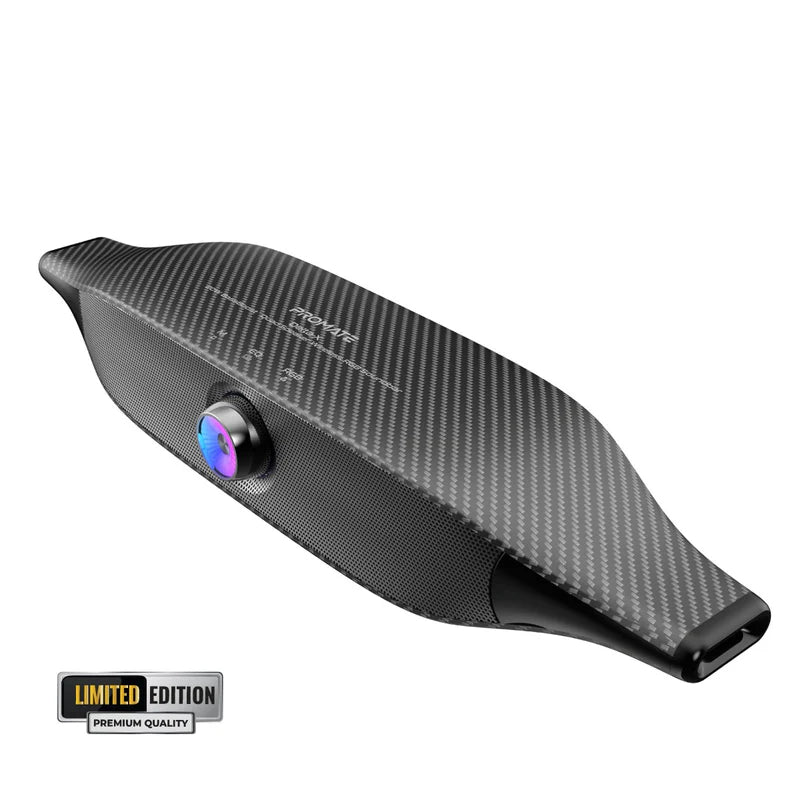 PROMATE Delta-X 20W Bass Boost Quad Speaker Wireless RGB Soundbar - Up to 20M / 6400mAh / Black