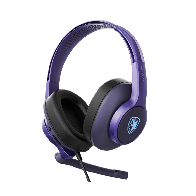 SADES Upower SA-703 Wired Gaming Headset - Purple