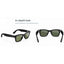 Ray-Ban Meta - Wayfarer Large (Gen 2) Bluetooth / Wi-Fi / Shiny Black - Green / Open Box