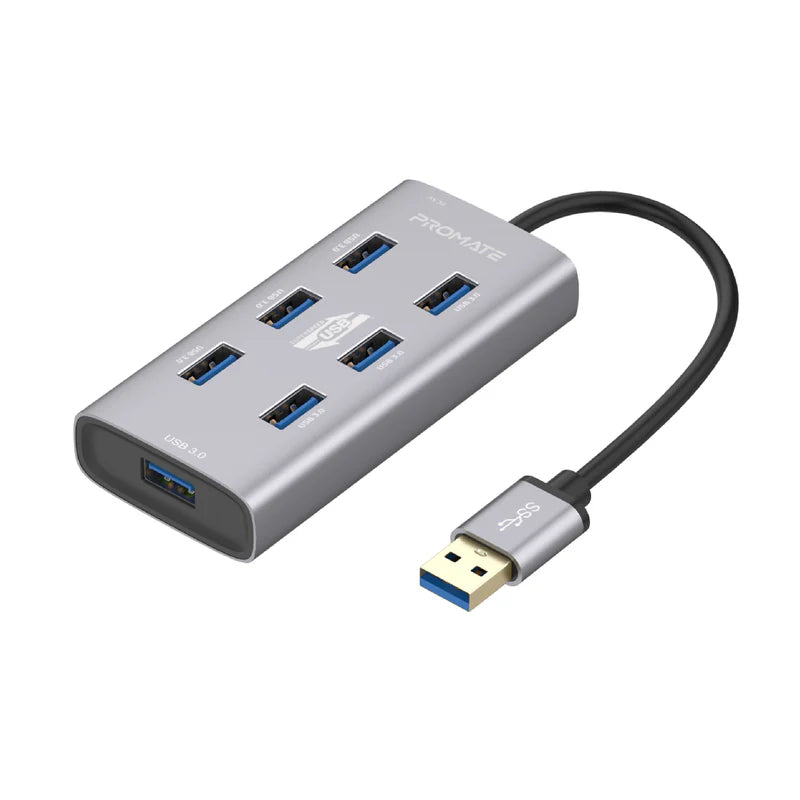 PROMATE 7-port USB 3.0 Hub - USB-A