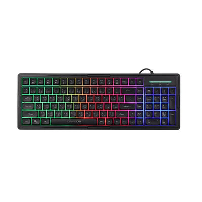 GAMEON GO-CYPHERW-XL-B All-In-One Gaming Bundle (Keyboard, Headset, Mouse & Mousepad) - Black