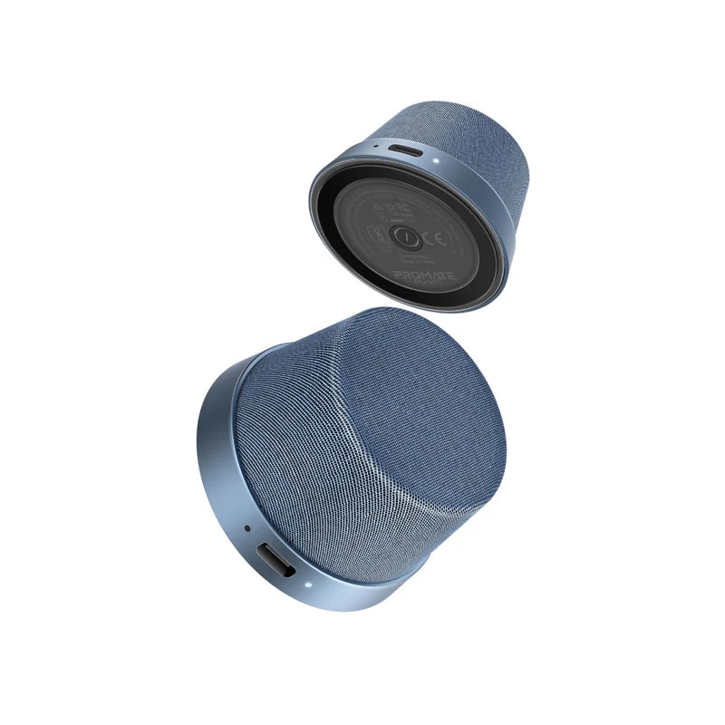 PROMATE High-Fidelity Mini Bluetooth Speaker with MagSafe Compatible Base - Navy
